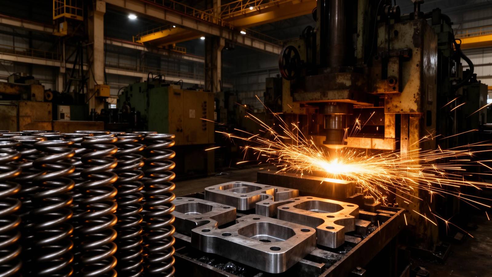 Tipos de molas industriais